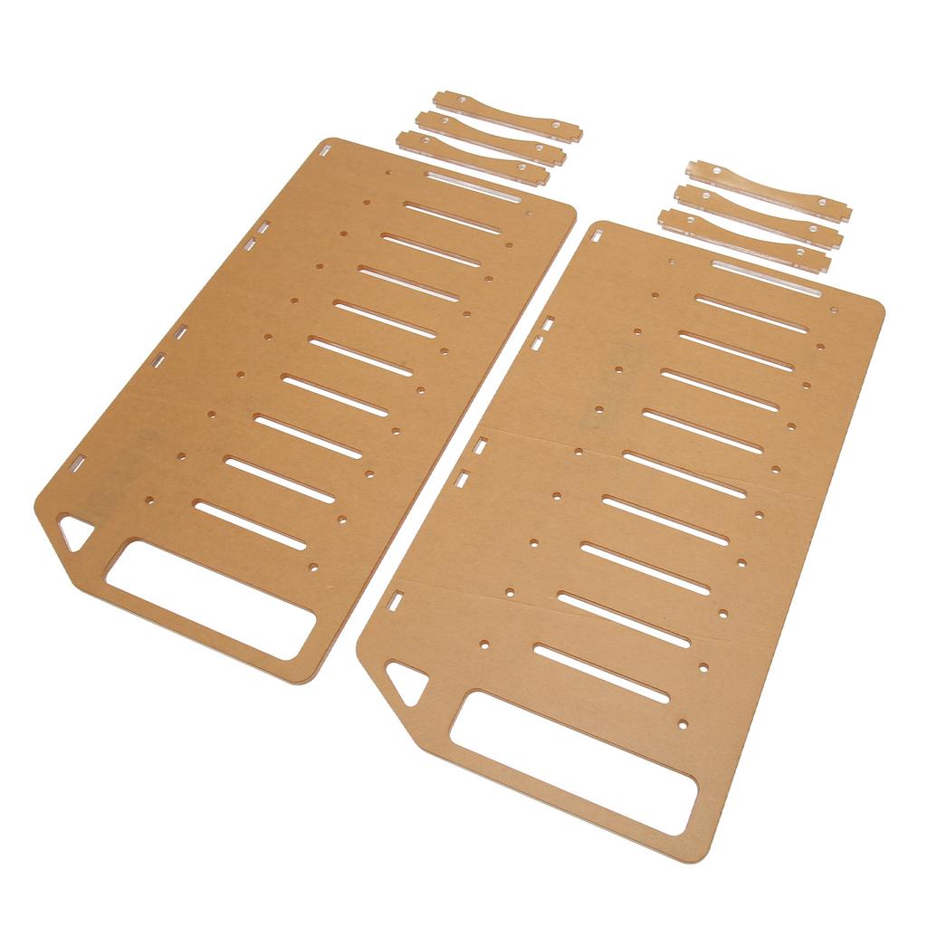 DIY Hard Drive Bracket Multi Layer Accurate Mounting Hole DIY Acrylic Hard Disk Rack for Desktop 10 Layers