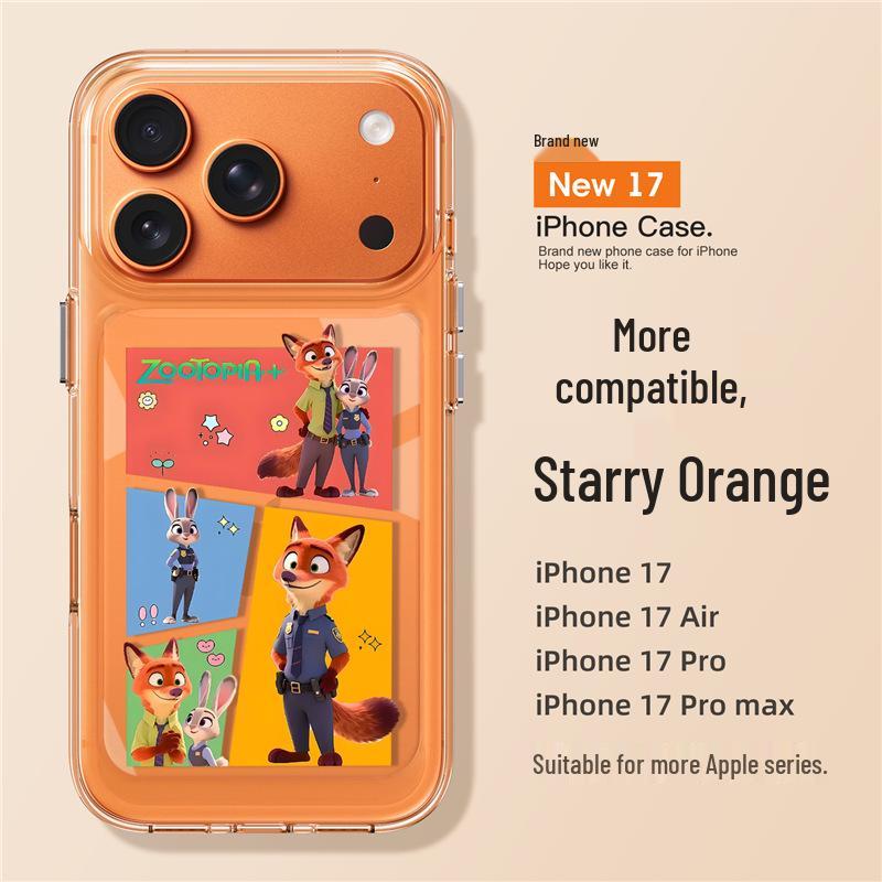 Совместимый чехол для Apple iPhone 17 Pro Max - Новый iPhone 17 Ник и Джуди 17 Pro, Продвинутое ощущение, Милый дизайн