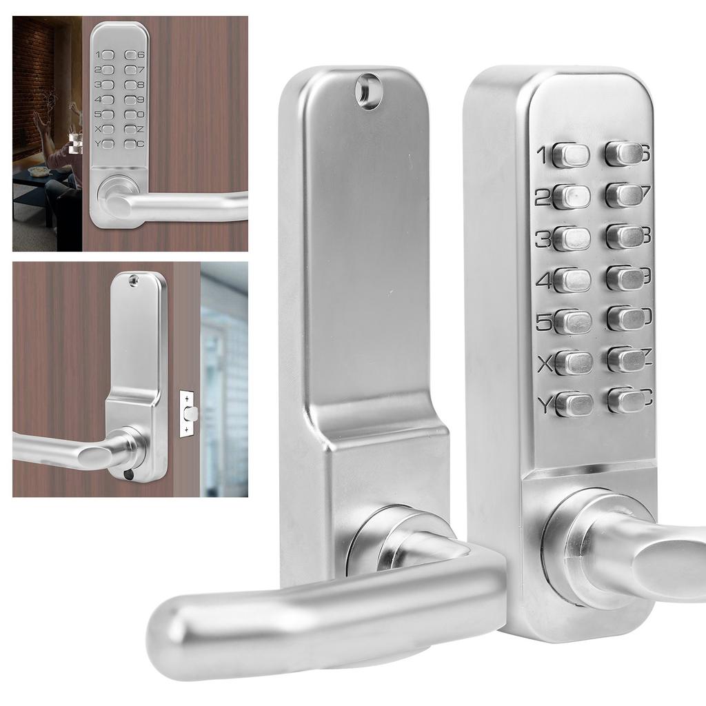 Smart Mechanical Door Lock Digital Password Entry Non?Power Anti?Theft Safety Home Access