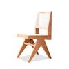 Nordic Solid Wood Ratan Chair Simple с подлокотниками Обеденный стул Home Chandigarh Medieval Style Furniture