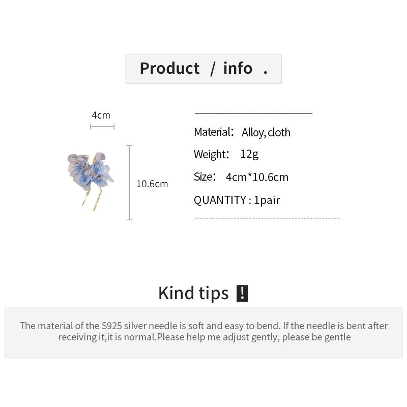 Праздничный стиль, серьги с ручной работы, с кружевными цветами и кисточками, милые и элегантные, нишевый темперамент, серьги высокого уровня, женские