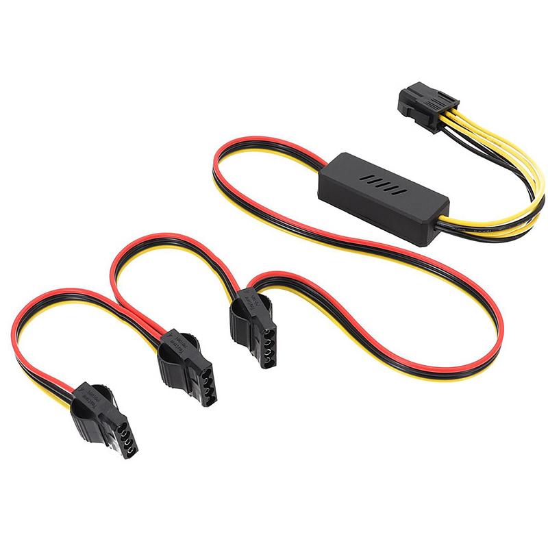 8Pin/6Pin к Sata жесткий кабель адаптера питания Соединительный кабель 12V к 4Pin Molex HDD шнур питания