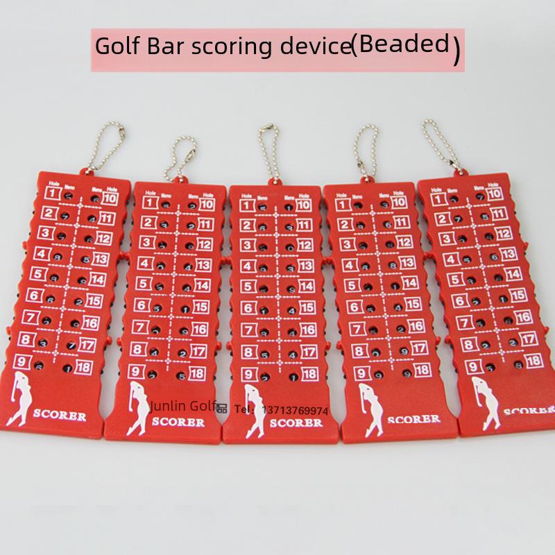 Счетчик очков в гольфе: Портативное табло с 18 лунками, удобный для переноски аксессуар для болельщиков