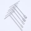 Steel T Handle Hexagonal Socket Wrench Tool for Car Engine and Chassis Bolt Fastening Removal Narrow Spaces Applications