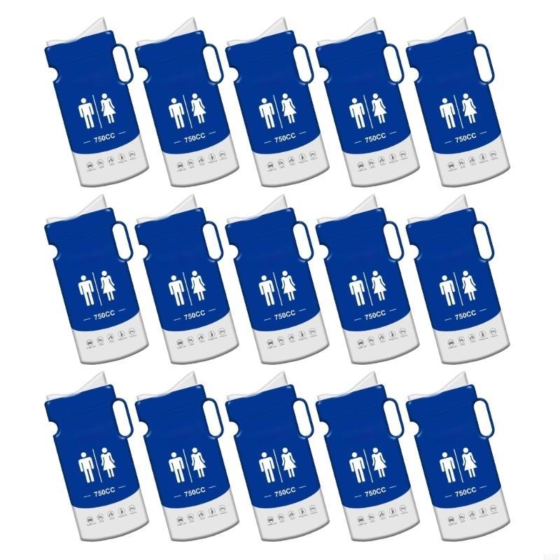 2025 New 15pcs Disposable Emergency Urinal Vomit Bag with Leakproof Seal Camping Pee Bag