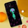 Alien Kawaii Art Phone Case For Samsung Galaxy S25 Ultra S24 S23 S22 S21 Ultra S9 S10 Plus S20 FE Funda Cover