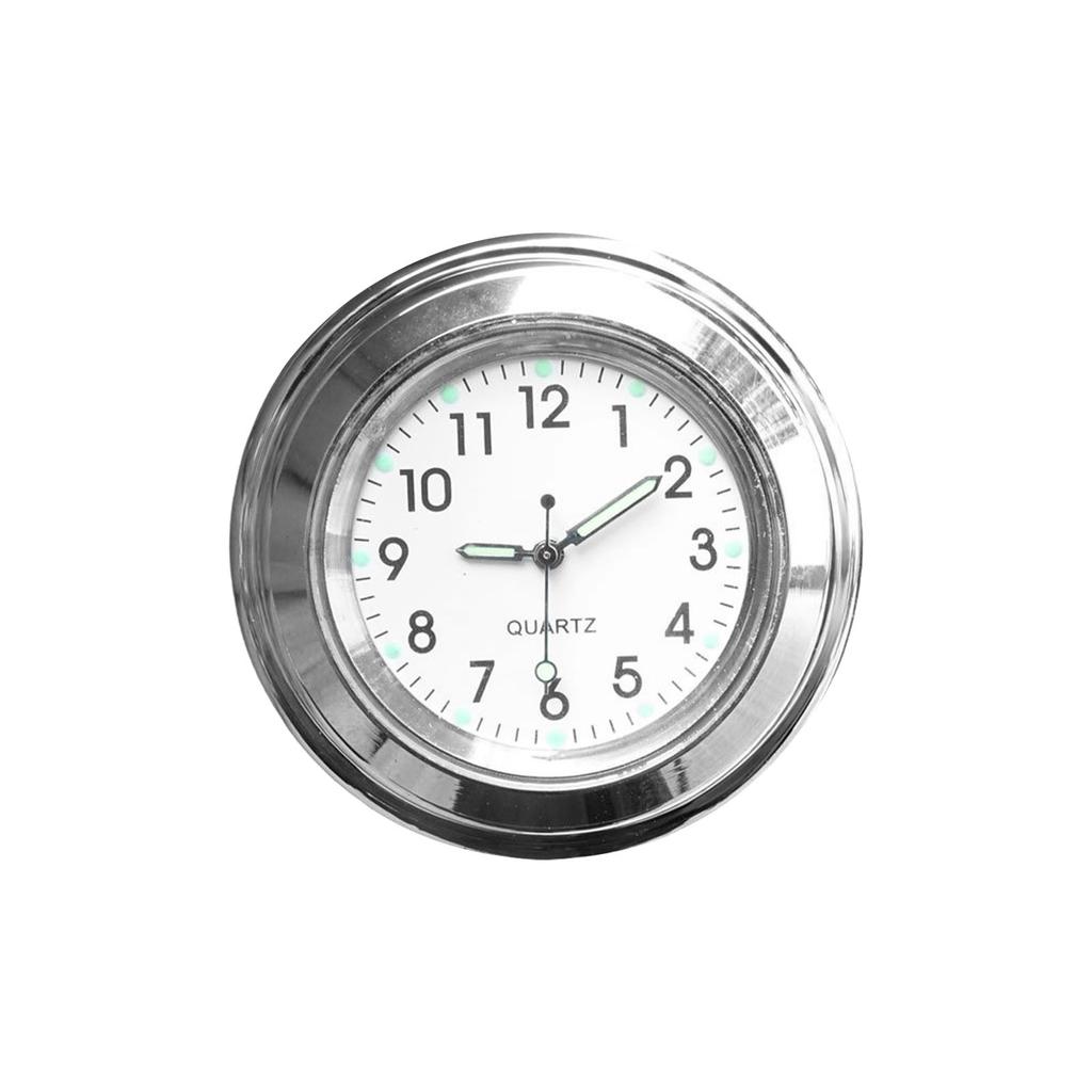 Водонепроницаемые часы для мотоцикла, мини-цифровые велосипедные часы с нескользящим ковриком, крепление на трубку руля 22/25 мм, светящиеся часы для мотоцикла