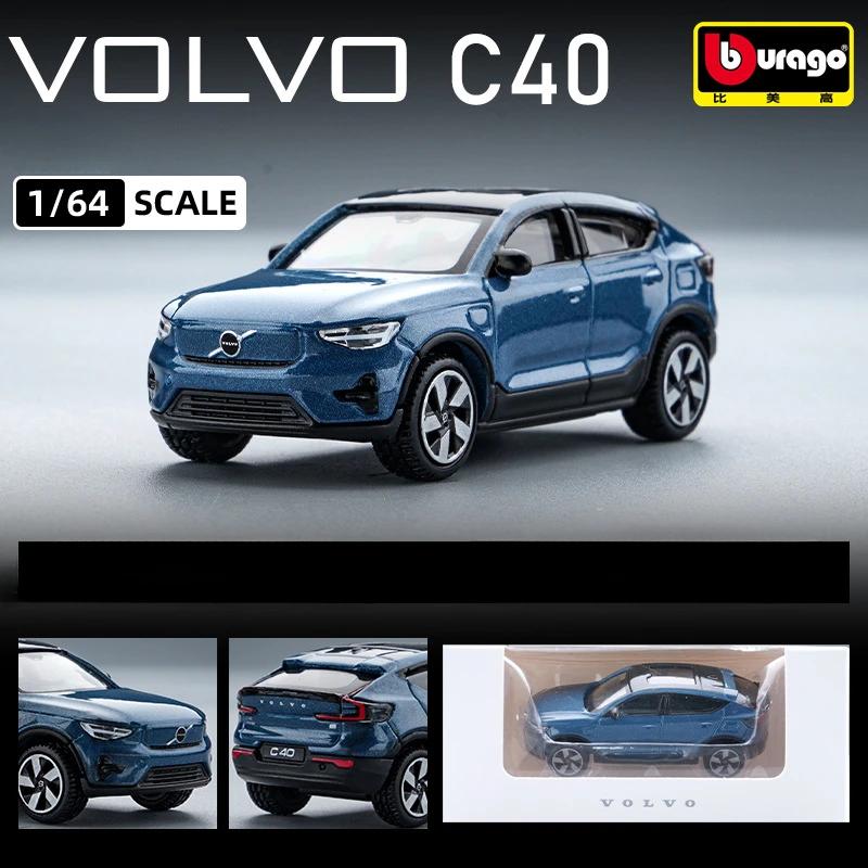 Simulation 1/64 Volvo XC60 XC40 Alloy Car Model Diecast Metal Toy Vehicle Collection Miniature Voiture Home Decor Boy Car Toy