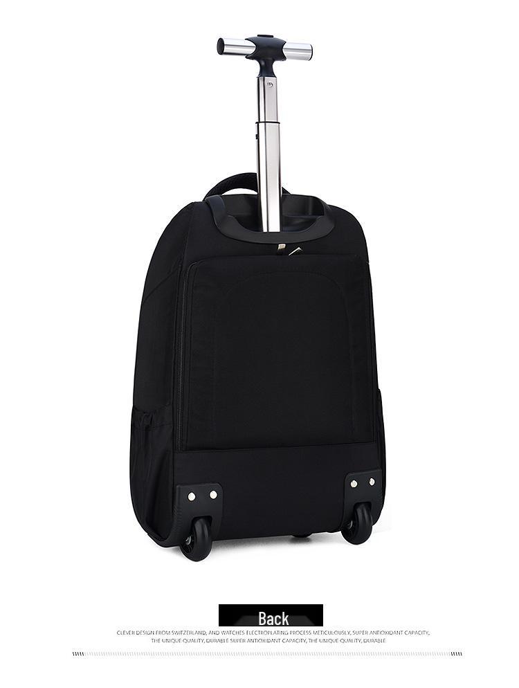 Рюкзак на колесиках для ноутбука - Универсальная дорожная и школьная сумка на колесиках