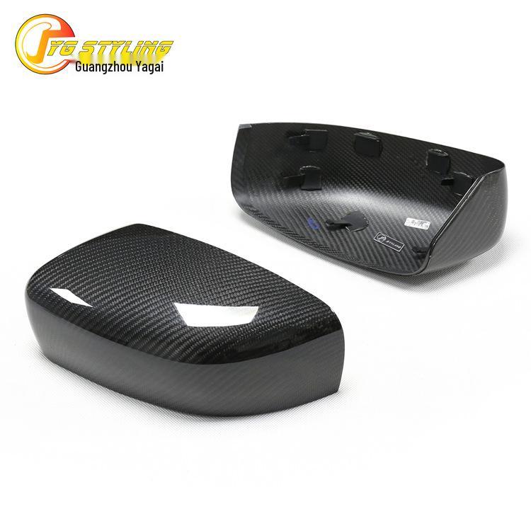 Exclusive Maserati Ghibli President Dry Carbon Fiber Rearview Mirror Cover