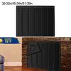 Black Fireplace Curtain Chimney Draft Stopper Fireplace Blanket