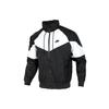 Спортивная одежда Windrunner Colorblock с длинным рукавом и логотипом Повседневная куртка Мужская верхняя одежда Черный Белый CN8771-011
