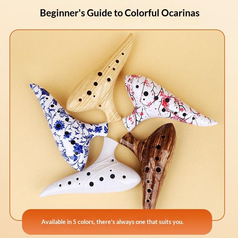 12-дырочная окарина Инструмент Окарины Альт До Тональность Профессиональный Резиновый Инструмент Окарина Для Любителя Музыки Начинающего