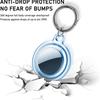 Cover For Air tag Tracker Holder Keychain Waterproof Full Case Cover Transparent TPU Case For Apple Airtags GPS Locator Cover
