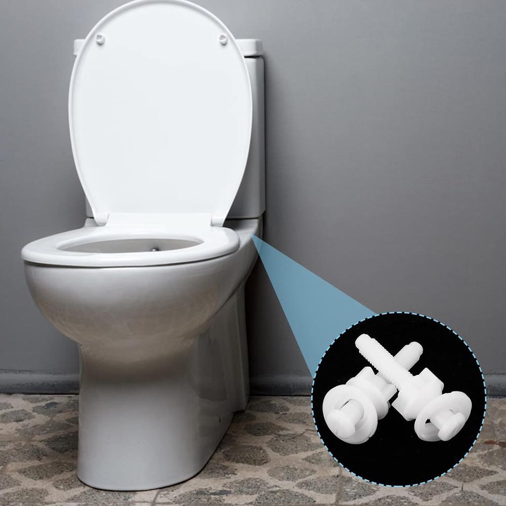 2 шт./комплект, простые в установке комплекты болтов для унитаза, прочный и надежный набор для ремонта унитаза, удобная замена болта для унитаза