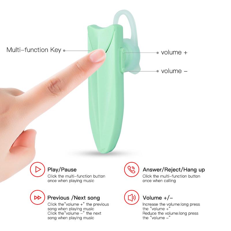 DUODUO 24 часа Play Business Bluetooth-гарнитура Автомобильный Bluetooth-наушник Hands Free с микрофоном-крючком Беспроводные наушники для iPhone xiaomi samsung