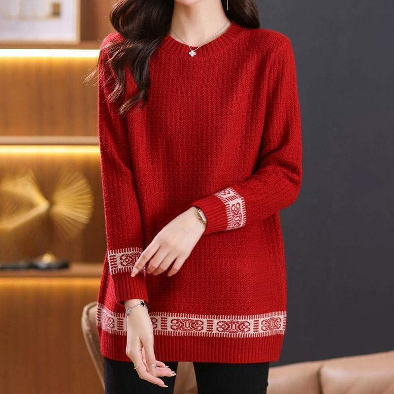 Свитер для женщин осень зима утолщенный пуловер свитер теплый вязаный свитер длинный рукав короткий облегающий джемпер большой размер свитер топы