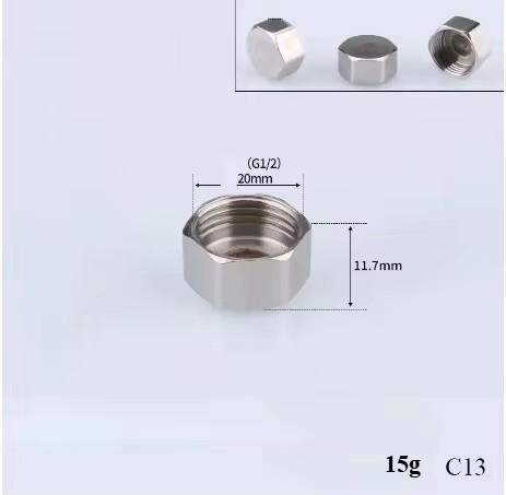 Нержавеющая сталь 201/304 Резьбовые сантехнические фитинги 1/2", 3/4" BSP (Редукция, Отвод, Тройник, Муфта, Стык встык) - 1/2" BSP Наружный-Внутренний