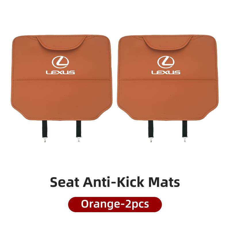 2026 Hot Interior Stickers Car Seat Anti-Kick Pad Seatback Storage Protector Cover Accessories For Lexus CT ES GS NX IS250 CT200
