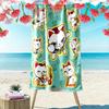 Turbo Granny Cartoon 2D Flat Print Beach Towel, Large Soft Quick Dry Towel for Beach Camping SwimmingZSTJ0915112