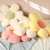 Six Petal Flower Cushion Girly Room Decor Sunflower Pillow Pink Flower Sit Kids Bedroom Seat Pillow Cushion Flower Circular Nap Office Classroom Chair