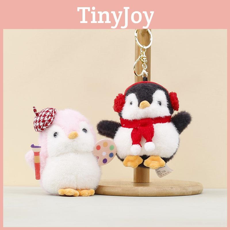 Милая плюшевая игрушка-пингвин для сумок и украшения автомобиля