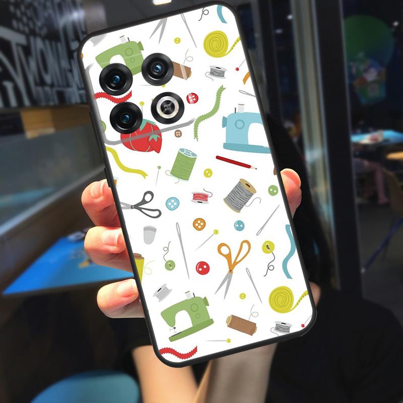 Чехол-ножницы для шитья Funda для OnePlus 13R 13 12 R 11 9 10 Pro 8T 9RT 10T OnePlus Nord CE 4 2 3 Lite N20 N30