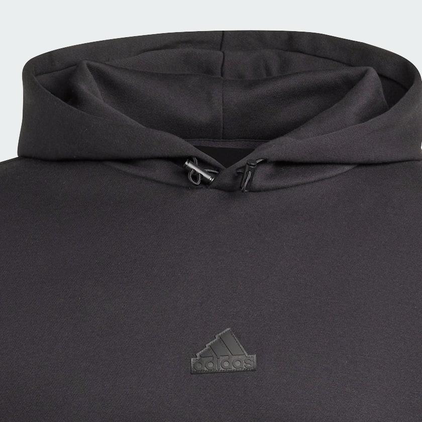 adidas Толстовка с капюшоном City Escape из флиса для мужчин, черная IY1501