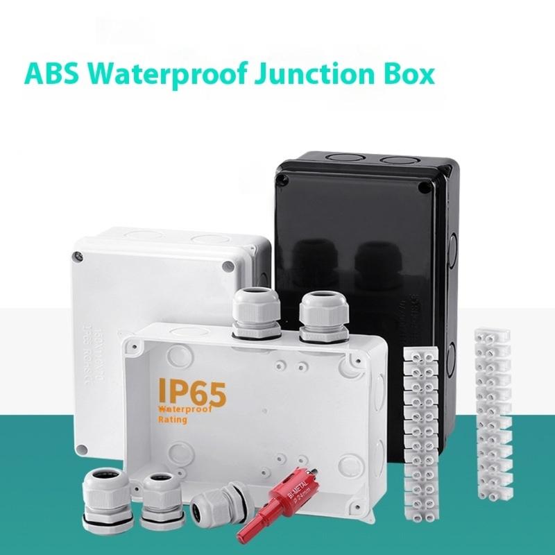 Outdoor Waterproof Junction Box Surfaces Mounted Underground Electrical Junction Box Cable Connectors Easy to Install