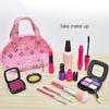 Pretend Play Fake Makeup Toys With Handbag Beauty Set For Toddler Little Girls Kids Princess Niece Granddaughter Birthday Gift
