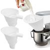 Силиконовая мучная воронка Насадка для миксера Kitchen Aid с наклонной головкой 4,5–5 кварт