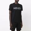 KENZO T-Shirts Men's Black Crew Neck Moderate Straight Fit FB65TS0004SA-99