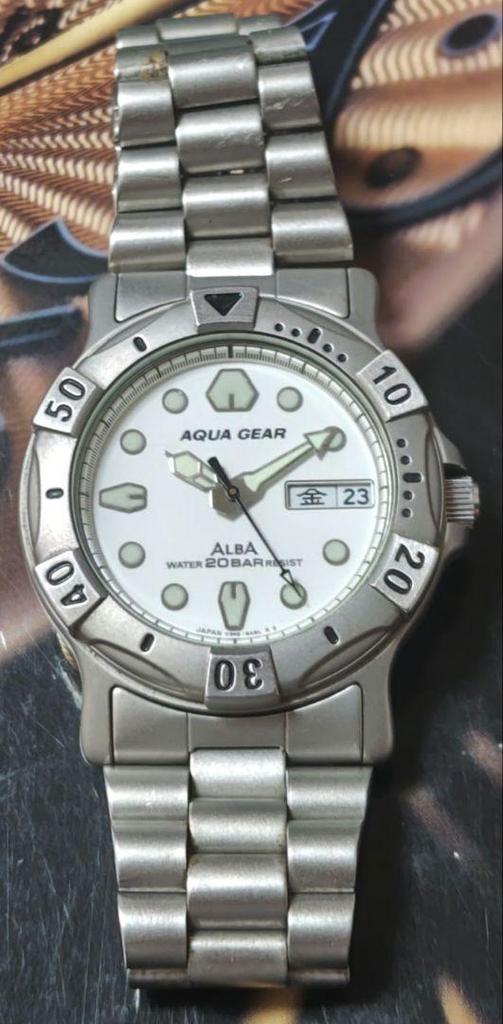 [USED] Seiko ALBA Diver Aqua Gear 200M Working Quartz