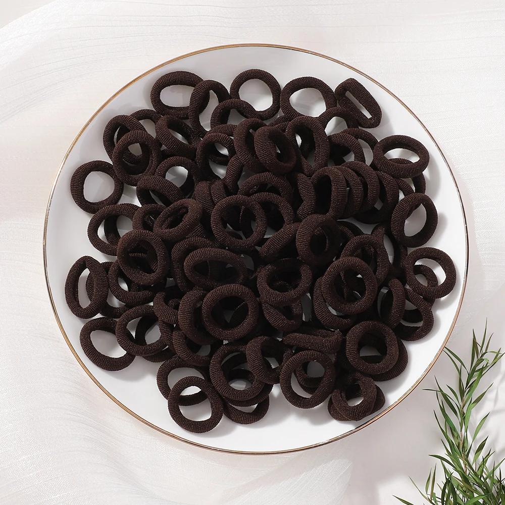 20 шт./лот Эластичные резинки для волос для девочек, плюшевые резинки с помпонами для детей, резинки-скранчи для волос, детские аксессуары для волос