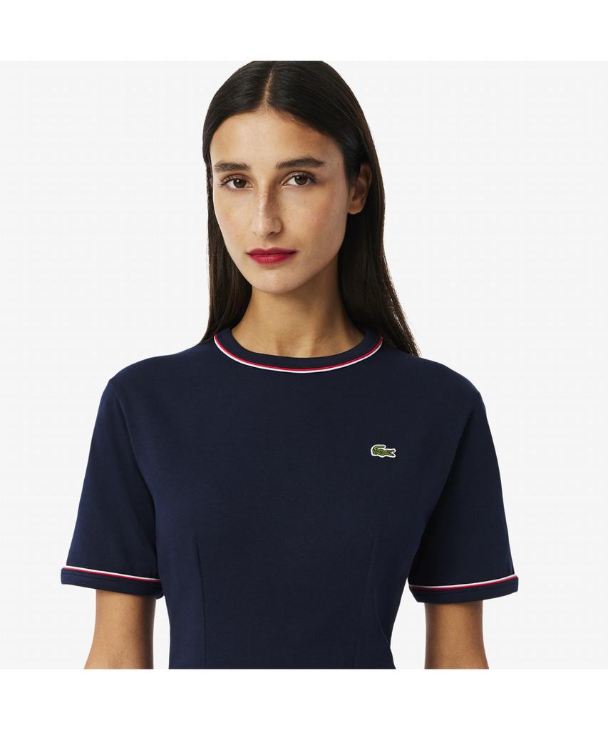 LACOSTE Женское платье-футболка Essentials Fit 'N Flare Ef9988-55G Gwi