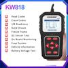 KONNWEI KW818 Автомобильные диагностические инструменты Поддержка OBD2 CAN J1850 Чтение кода неисправности двигателя 12 В Тестер батареи Улучшенный автоматический сканер OBD2