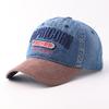 Цвет стираного денима изогнутый козырек кепки вышивка letter baseball cap европейский и американский spot партия