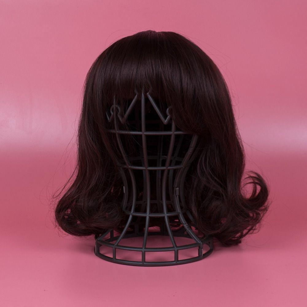 Multi-Purpose Plastic Wig Stand Foldable Lantern Shape Wig Stand Cap Holder Display Beauty