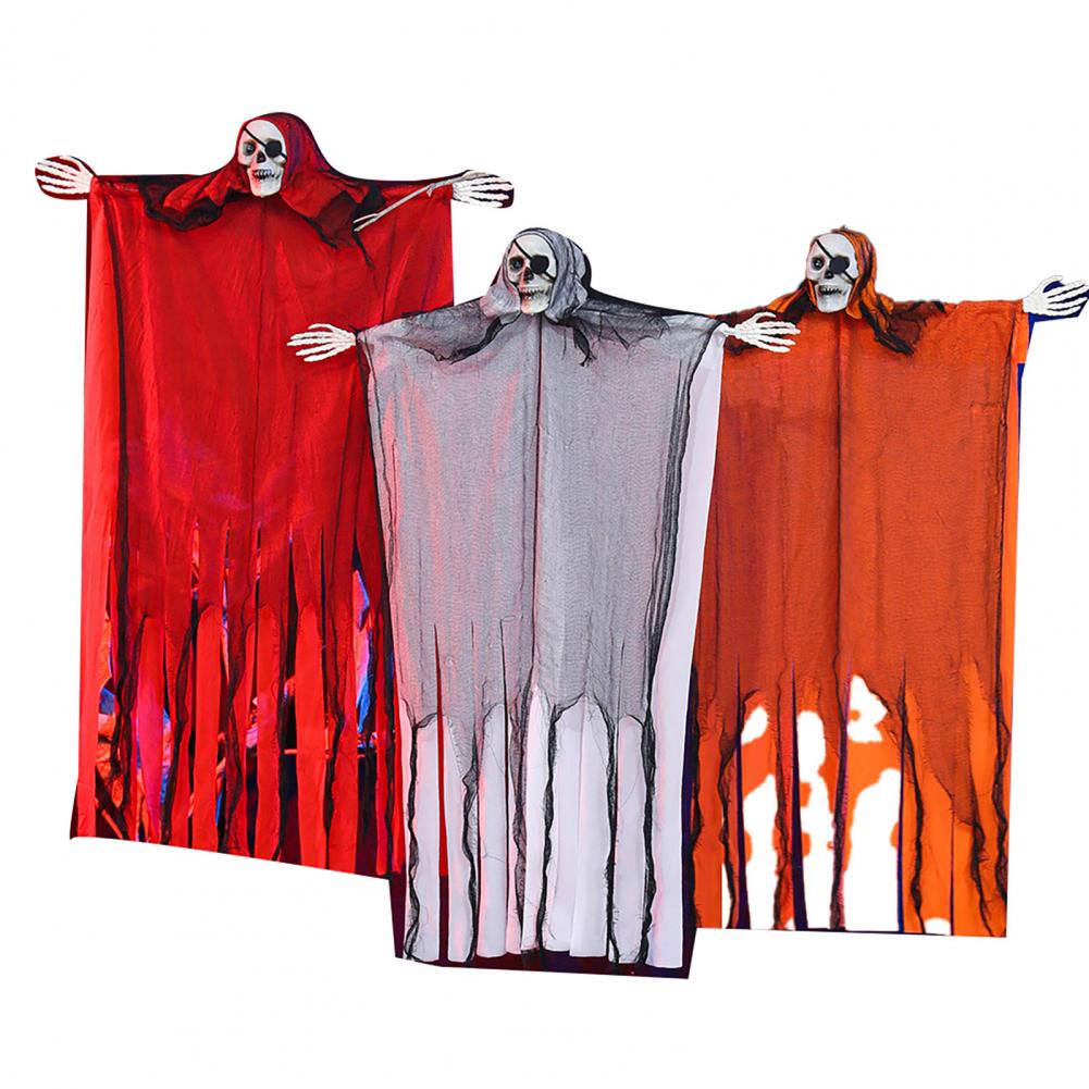 Hanging Ghost Ornament Secret Room Atmosphere Ornament Spooky Halloween Hanging Ghost Decoration for Haunted House for Porch