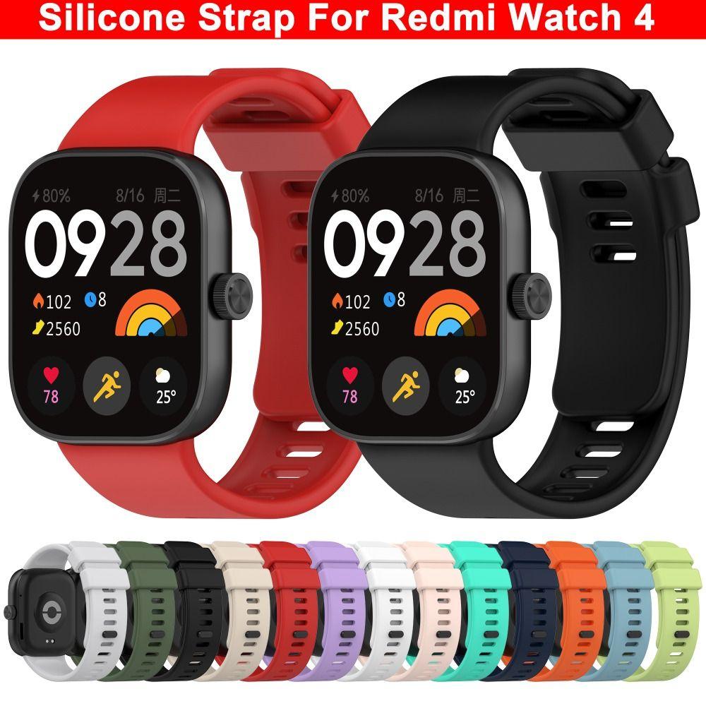 Сменный силиконовый ремешок для часов, новый браслет для Redmi Watch 4