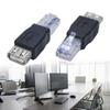 2pcs Ethernet To USB Adapter USB To Ethernet Adapter RJ45 Ethernet Male To USB Female Converter for ADSL Modem Router
