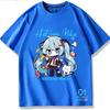 Second Dimension Anime Hatsune Miku Fashion Trend New Cotton Top Short Sleeve T-shirt Unisex