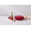 Сковорода Le Creuset Gourmet Professional, чугунная, круглая, 30 см, 3.5 л, красная (21180300602430)