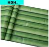 3D Bamboo Self Adhesive Wallpaper Vinyl Green Solid Color Peel and Stick Wall Paper Roll for Wall Kitchen Bathroom Shelves Decor