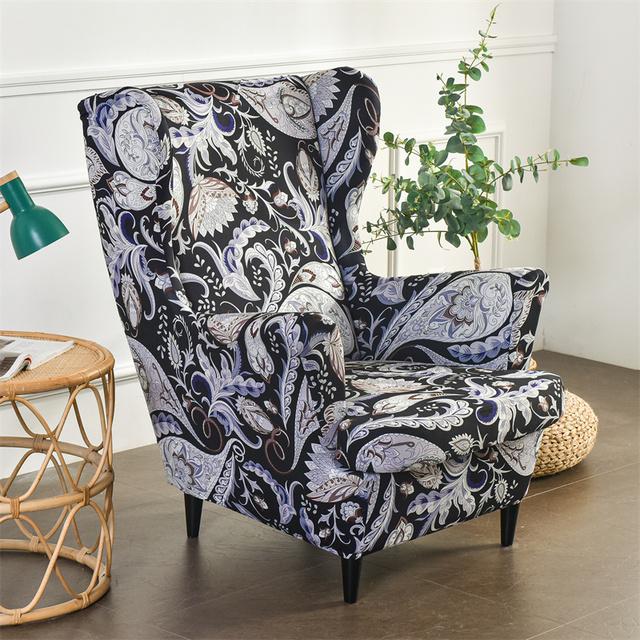 Чехлы на стулья в богемном стиле, эластичные чехлы на кресла из спандекса, чехлы для диванов в скандинавском стиле с чехлами на подушки сидений, защитный чехол для мебели