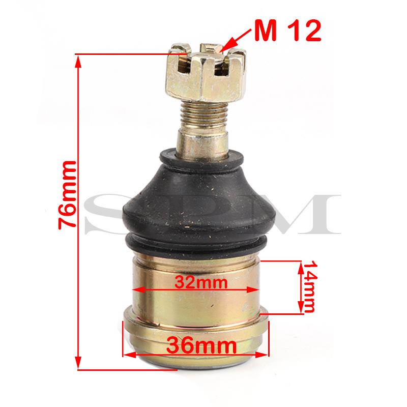 M12 32x14mm Welding Swing Control Arm Ball joint Kits Fit For 90cc 110cc 150cc 200cc 250cc ATV UTV Go Kart Buggy Golf Quad Bike