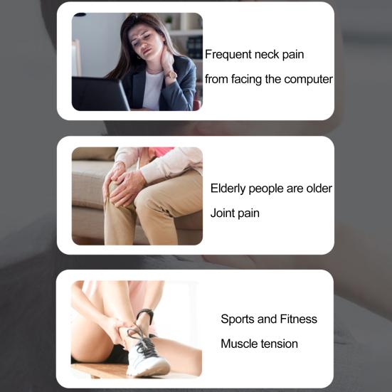 Мини-массажный патч, 6 режимов дышащего массажа