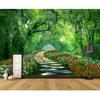Лесной парк 3D Обои Пейзаж Фреска Гостиная Спальня ТВ Фон Фреска
