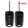 2~5PCS For Kia Ceed Picanto Sportage For Hyundai I20 I30 Ix35 3 Button Remote Key Fob Case Car Key Cover Relacement