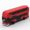 Building Block Ambulance Express Transporter Truck School Bus Flat Trailer Assembled Model Compatible